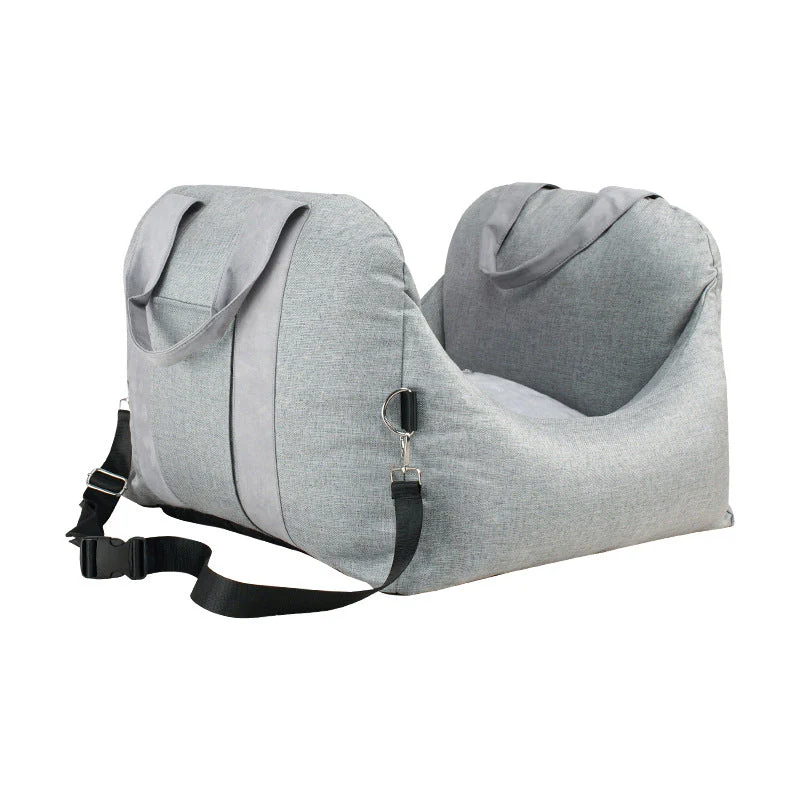 Pluizige Huisdierverblijf | Comfortabele Kennel | 52x52x44cm | Antraciet Grijs, Beige, Licht Grijs - Image 6