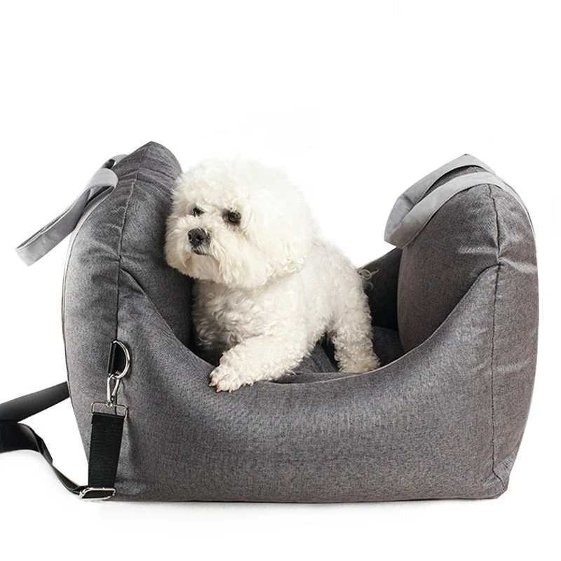Pluizige Huisdierverblijf | Comfortabele Kennel | 52x52x44cm | Antraciet Grijs, Beige, Licht Grijs - Image 8