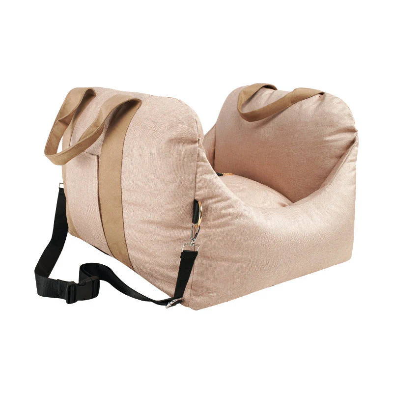 Pluizige Huisdierverblijf | Comfortabele Kennel | 52x52x44cm | Antraciet Grijs, Beige, Licht Grijs - Image 9