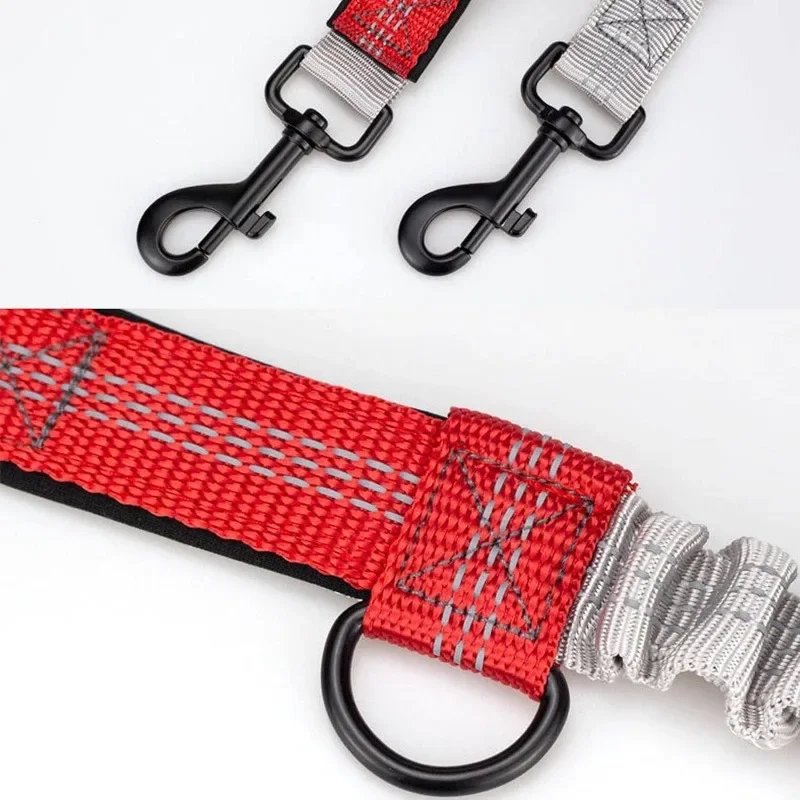 Verstelbare Handsfree Heupriem voor Hardlopen met Hond | Waterbestendig Nylon, Uittrekbaar & Reflecterend | Schokdempend met Dubbele Bungees en 360° Draaibare Clip - Image 5