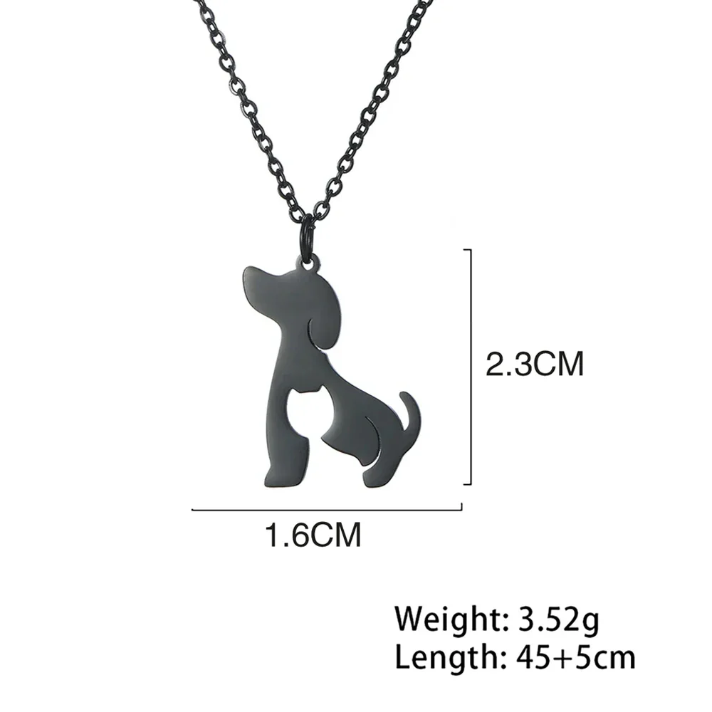 Dames Ketting Met Dierenhanger | Dubbele Laags Choker Met Kat & Hond | Roestvrij Staal | Minimalistisch & Trendy Sieraad | Perfect Cadeau Voor Vriendin, Moeder Of Vriendin - Image 12