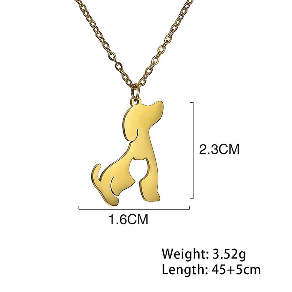 Dames Ketting Met Dierenhanger | Dubbele Laags Choker Met Kat & Hond | Roestvrij Staal | Minimalistisch & Trendy Sieraad | Perfect Cadeau Voor Vriendin, Moeder Of Vriendin - Image 13