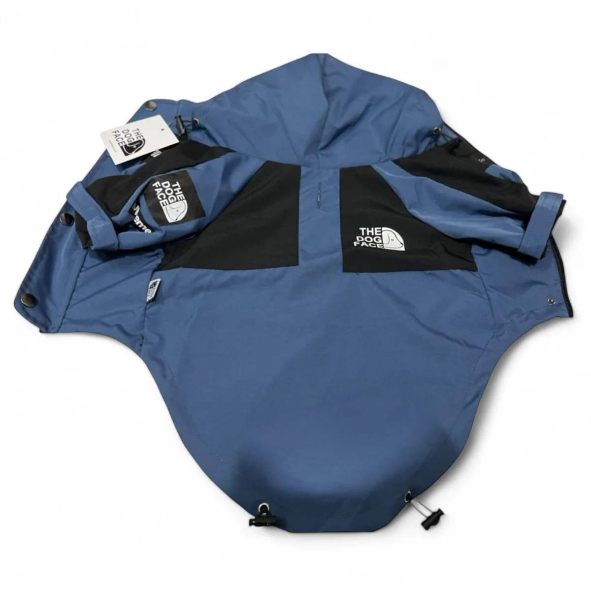 Dog Face Hond Jack Blauw | The Dog Face | Waterdicht | Met Capuchon | Dubbele Laag | Comfort & Veiligheid | Modeitem - Image 4