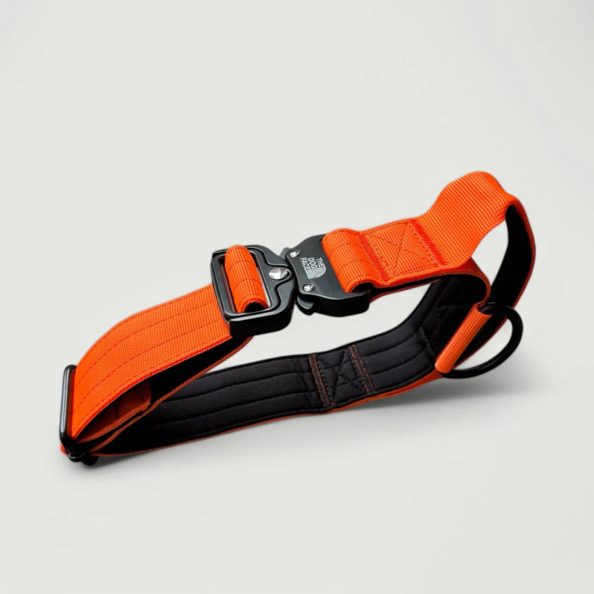 Tactische Hondenhalsband Nylon | Feloranje | Robuust & Comfort | Militair kwaliteit | Snelsluiting & Bedieningshendel | Ideaal voor Actieve Honden - Image 2