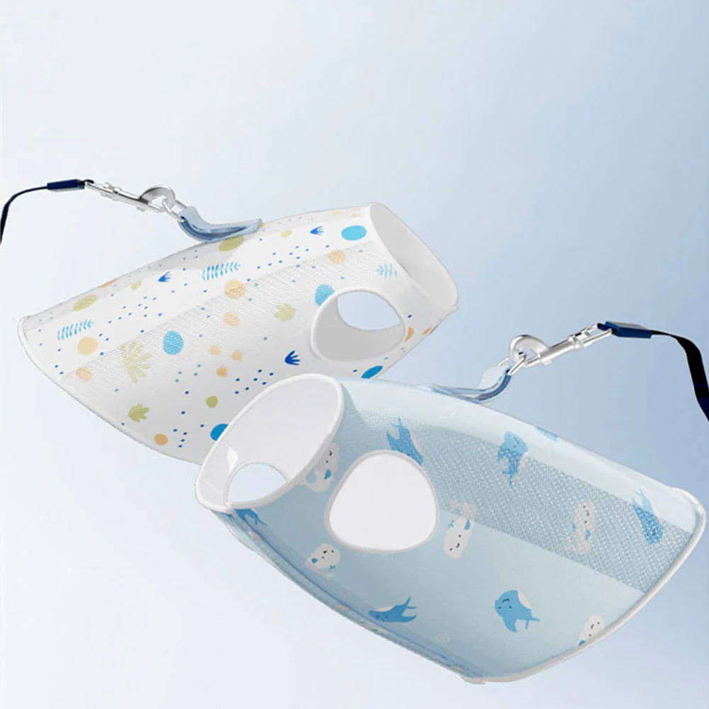 Ademend Verkoelingsvest voor Honden | Sneldrogend | Verstelbare Pasvorm | Beschikbaar in Blue Dolphin en White Leaves | Polyestervezel | Maat M/L | Zomerse Bescherming tegen Hitte - Image 2