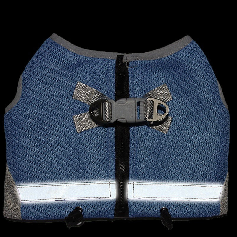 Verstelbaar Reflecterend Koelvest Voor Honden | Limegroen, Blauw, Oranje | Comfortabel op Warme Dagen | Snel Afneembare Hondentop | Geschikt Voor Wandeling, Training, Shows | D-Ring Voor Riem - Image 10
