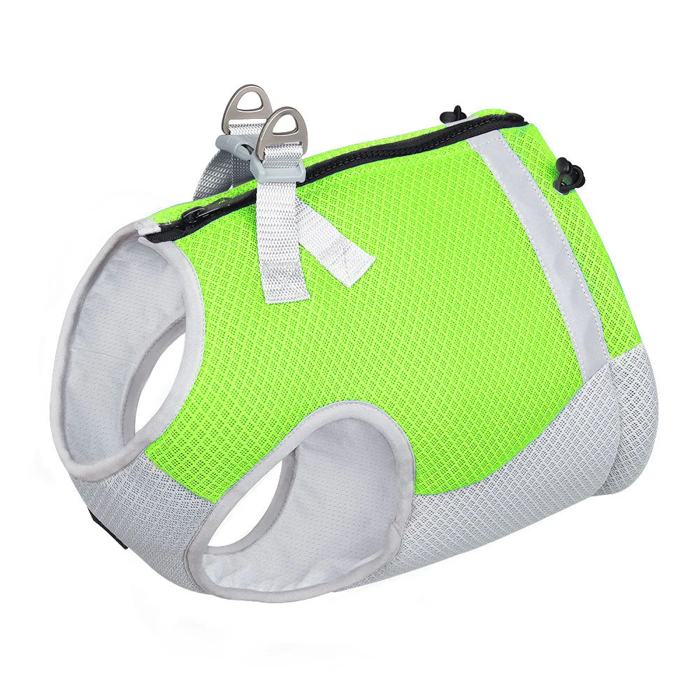 Verstelbaar Reflecterend Koelvest Voor Honden | Limegroen, Blauw, Oranje | Comfortabel op Warme Dagen | Snel Afneembare Hondentop | Geschikt Voor Wandeling, Training, Shows | D-Ring Voor Riem - Image 11