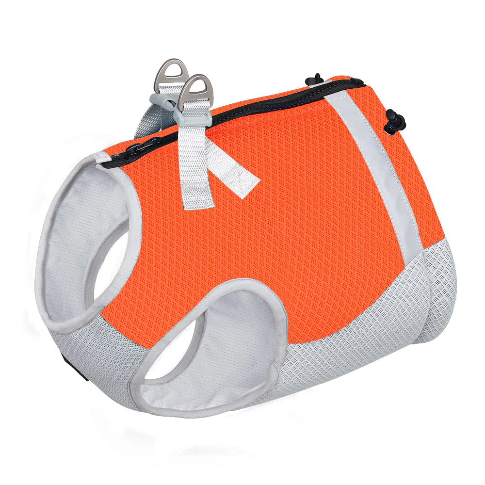 Verstelbaar Reflecterend Koelvest Voor Honden | Limegroen, Blauw, Oranje | Comfortabel op Warme Dagen | Snel Afneembare Hondentop | Geschikt Voor Wandeling, Training, Shows | D-Ring Voor Riem - Image 13