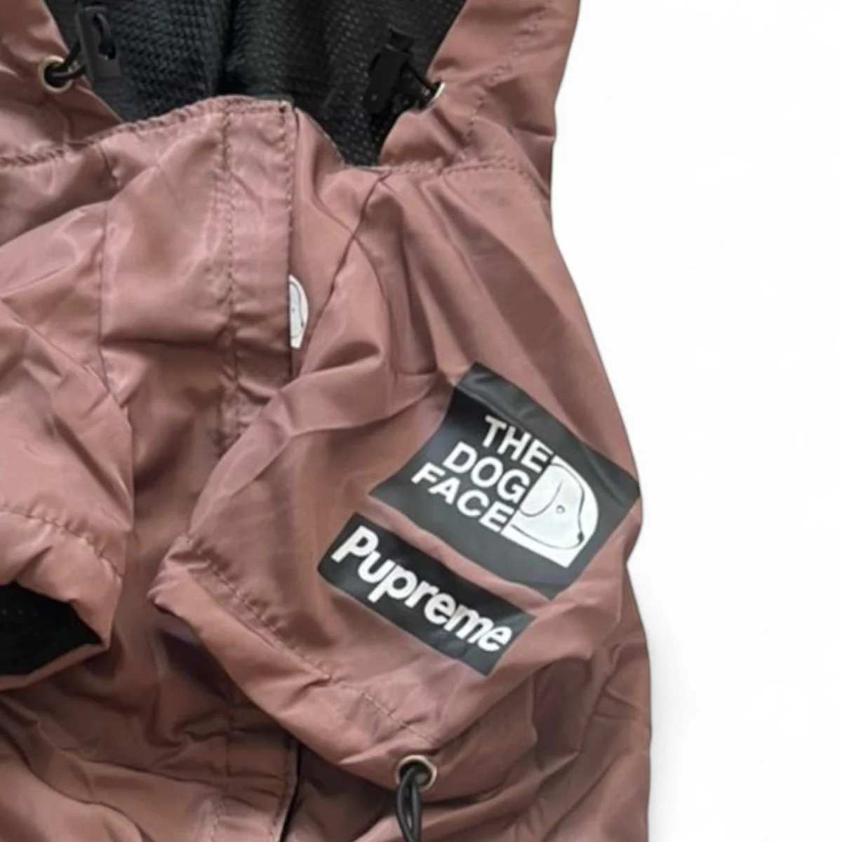 Waterdichte Hondenjas Bruin | Ademend Windjack | Harnasgat voor Veiligheid | Voor Winderige en Regenachtige Dagen | Elastische Sluitingen en Mesh Voering | Droog Comfortabel Huisdier | Huisdierkleding - Image 3