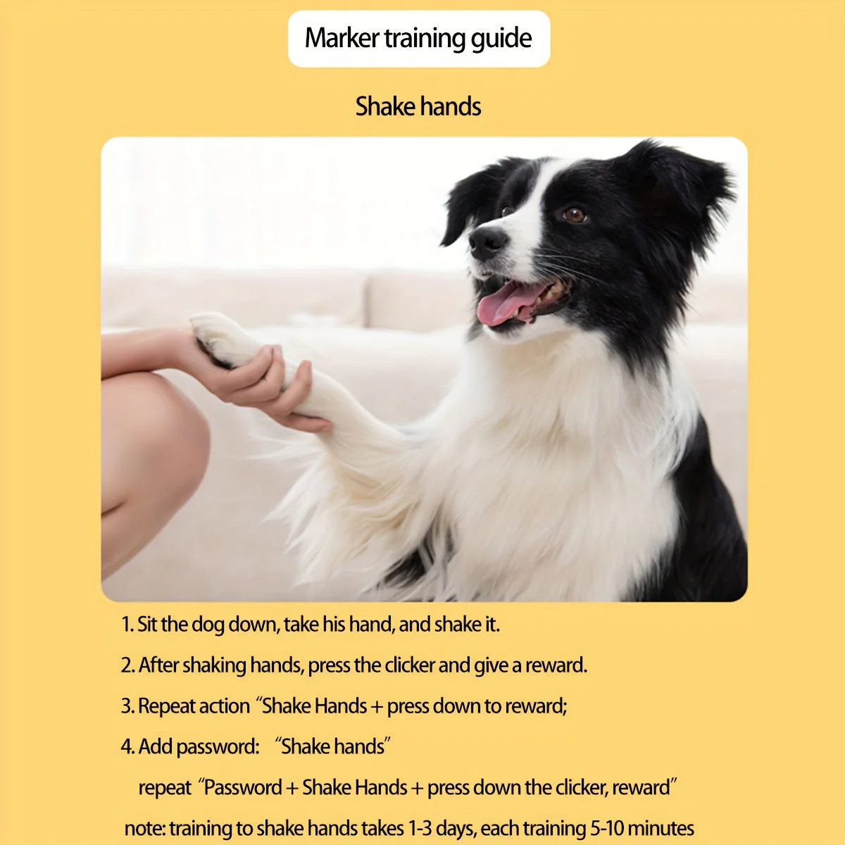 Hondentrainingsknop voor gedragsverbetering | Comfortabele rubberen grip | Eenvoudig in gebruik | Geschikt voor alle honden | Lichtgewicht en compact ontwerp - Image 5
