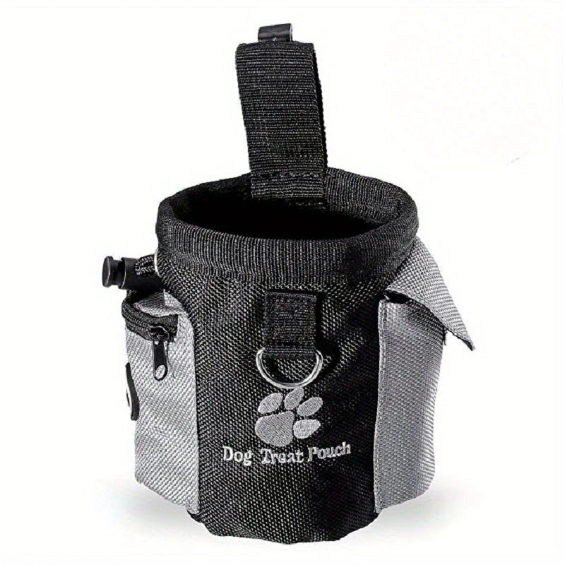 Honden traktatie pouch met vuilniszak dispenser | Grote capaciteit | Stevig polyester | Clip voor taille | Ideaal voor training en wandelingen - Image 5