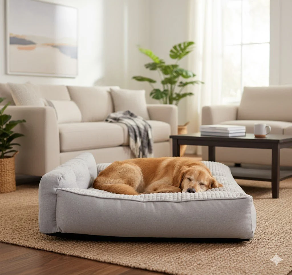 Hondenbed voor Grote Honden - Warm en Comfortabel Hondenmand met Antislip Onderkant, Gemakkelijk te Reinigen - Image 3