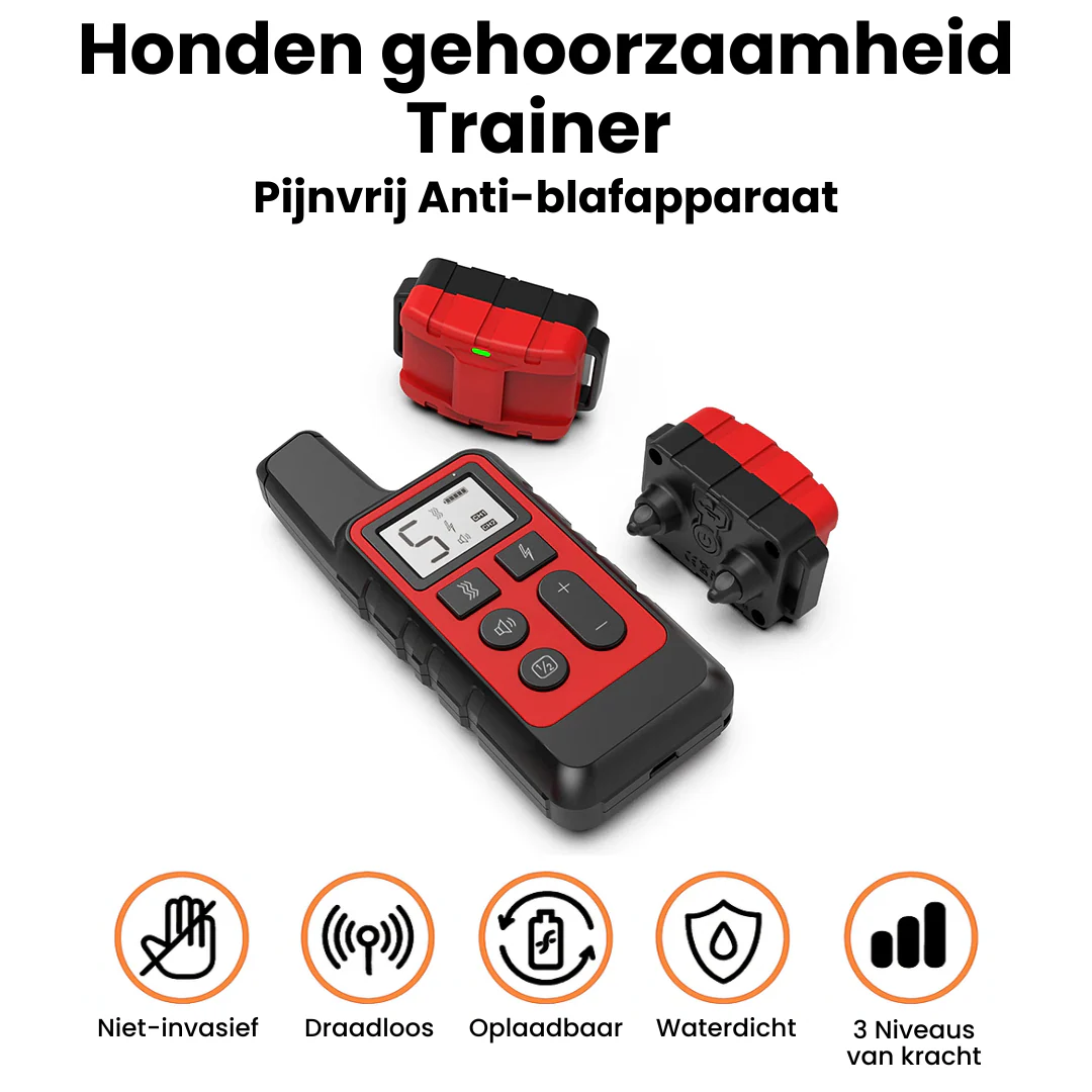Hondengehoorzaamheid Trainer | Oplaadbare Antiblaf Halsband met Afstandsbediening - Image 4