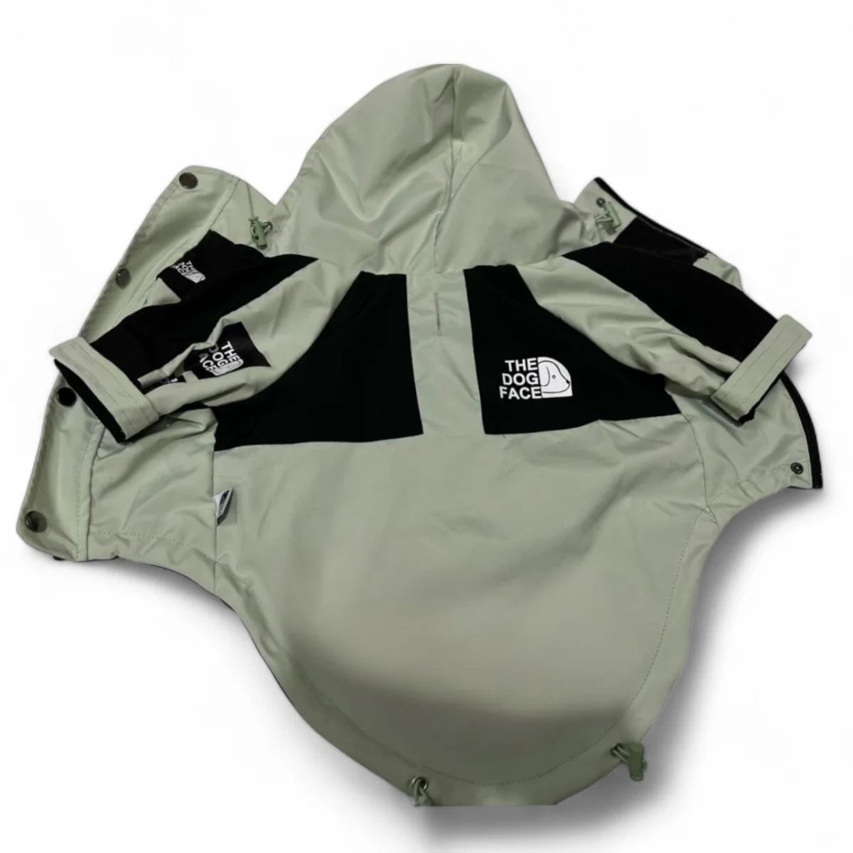Hondenjack Waterdicht Mint | Dubbel Gevoerd | Ritssluiting | Harnasgat | Elastische Sluitingen | Winter '24/25 | Warm & Droog | Elegante Look | Praktische Functies | Comfortable Pasvorm | Regenbestendig - Image 3