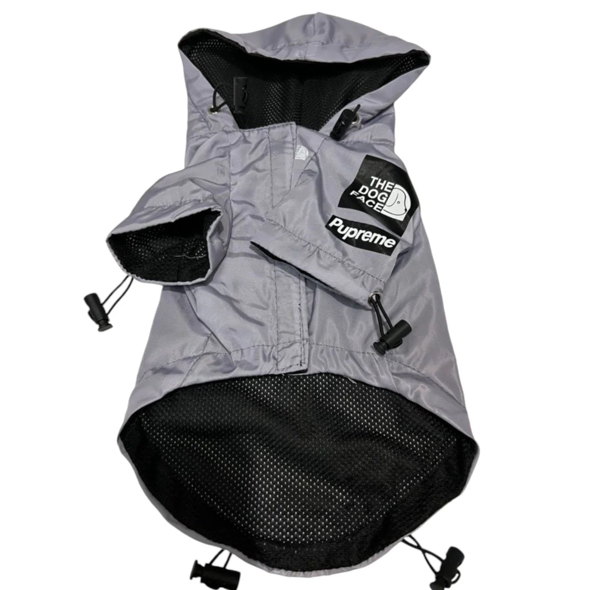 Waterdichte Hondenjas Lila | The Dog Face | Windbreaker | Regenbescherming | Harnasgat | Ademend Mesh | Comfortabel