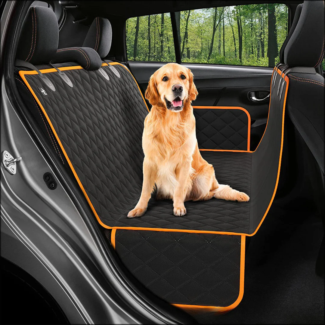 Hondendeken auto waterdicht | Bescherming achterbank tegen haren, vuil en krassen | Comfortabele reisdeken voor hond met antislip en zachte voering - Image 3