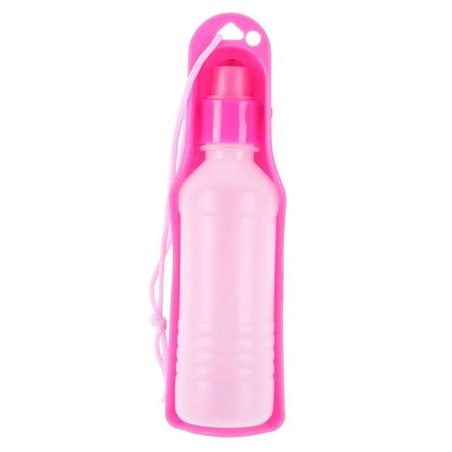 Draagbare Lekkervrije Hondendrinkfles met Geïntegreerde Drinkbak en Lanyard | Ideaal voor Wandelen en Reizen - Image 2