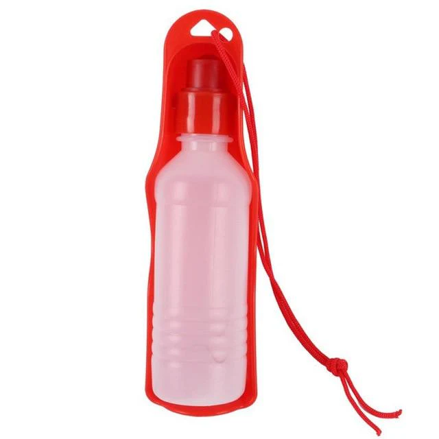 Draagbare Lekkervrije Hondendrinkfles met Geïntegreerde Drinkbak en Lanyard | Ideaal voor Wandelen en Reizen - Image 3