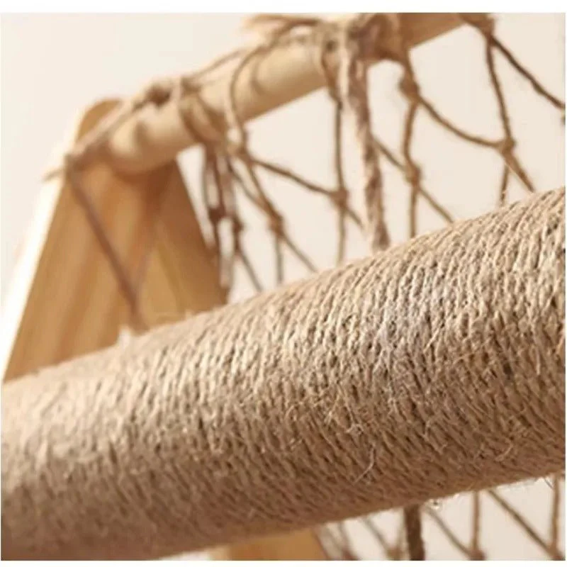 Houten Klimtoren voor Katten | Duurzaam Hout & Sisal | Klimmen en Krabben | Natuurlijk Design - Image 3