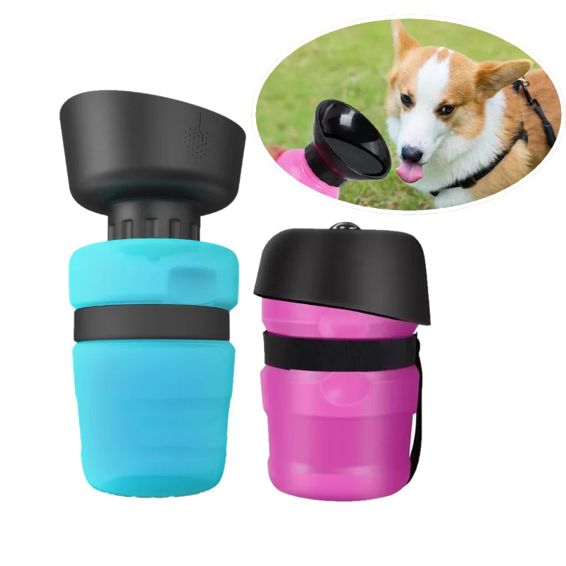 Opvouwbare Waterfles voor Honden 500ml | Lekvrij en Draagbaar, Ideaal voor Wandelen en Reizen - Image 2