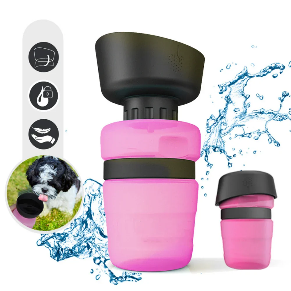 Opvouwbare Waterfles voor Honden 500ml | Lekvrij en Draagbaar, Ideaal voor Wandelen en Reizen - Image 5