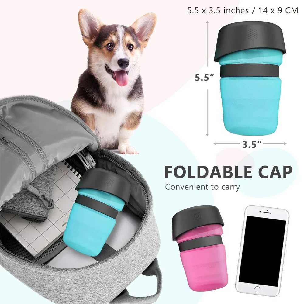 Opvouwbare Waterfles voor Honden 500ml | Lekvrij en Draagbaar, Ideaal voor Wandelen en Reizen - Image 6