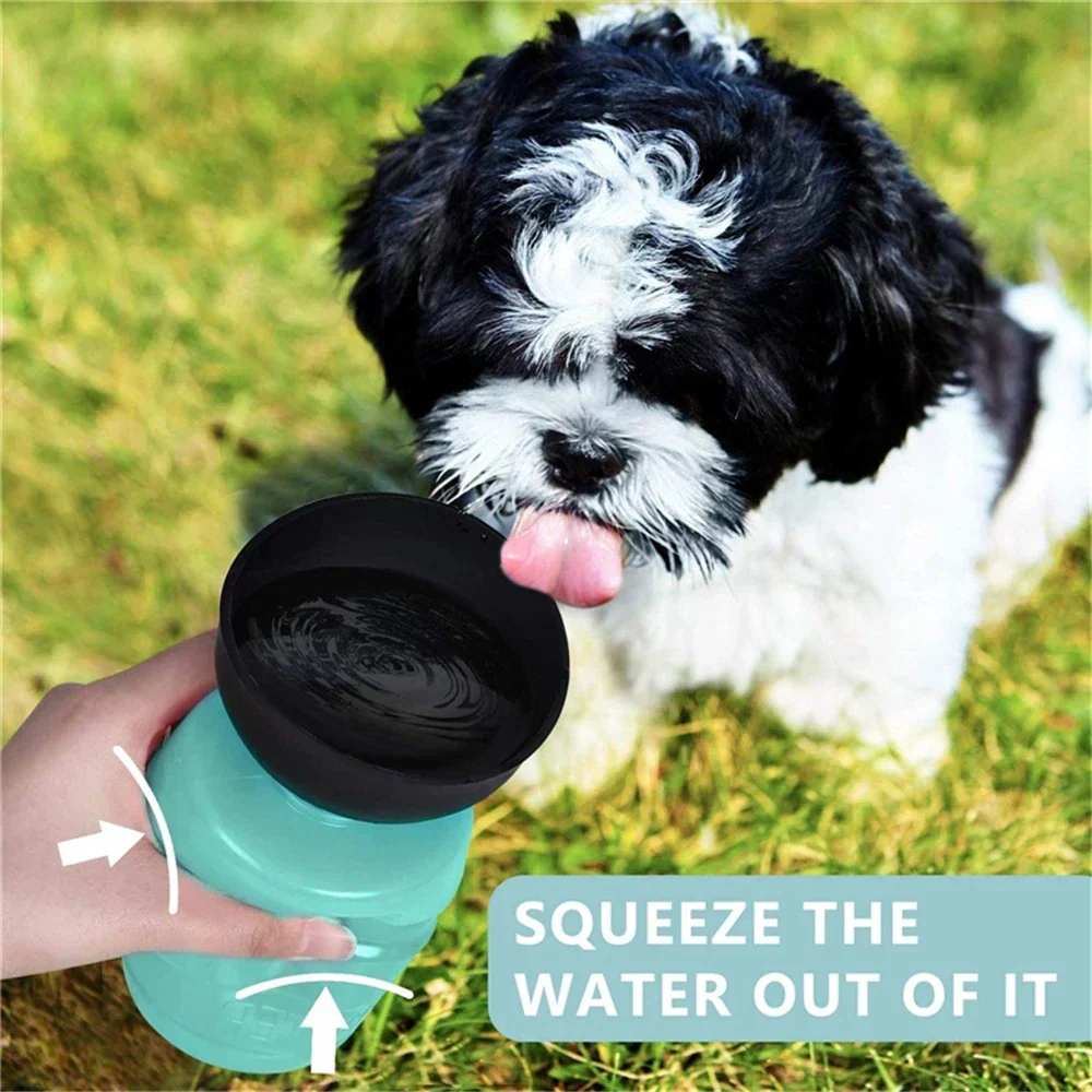 Opvouwbare Waterfles voor Honden 500ml | Lekvrij en Draagbaar, Ideaal voor Wandelen en Reizen - Image 7