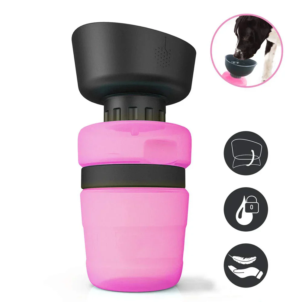 Opvouwbare Waterfles voor Honden 500ml | Lekvrij en Draagbaar, Ideaal voor Wandelen en Reizen - Image 8
