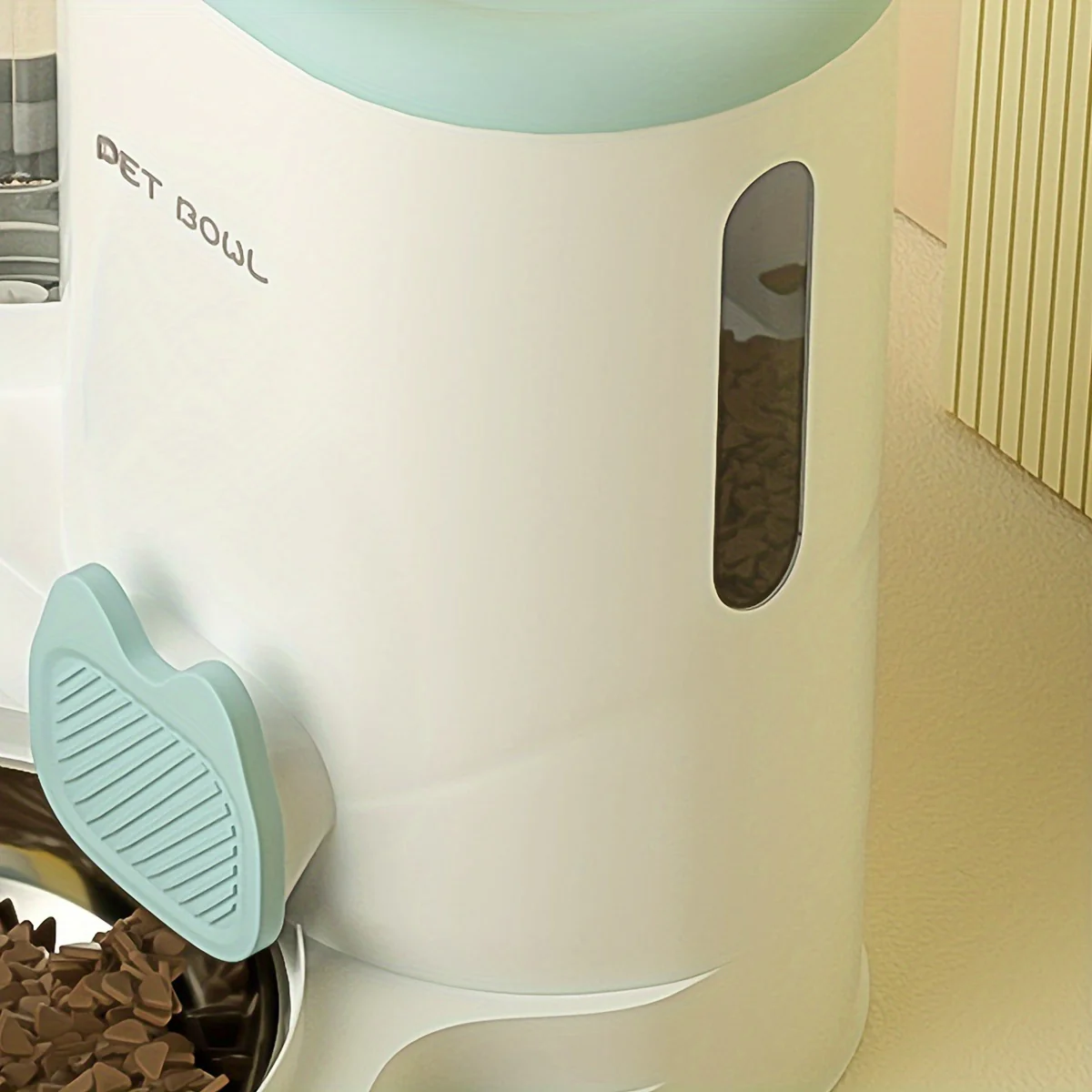 Automatische Katten Waterfontein | Voerdispenser Set | RVS Kom | Afneembaar | Wasbaar | 2-in-1 Voedingsstation | Binnenkatten - Image 4