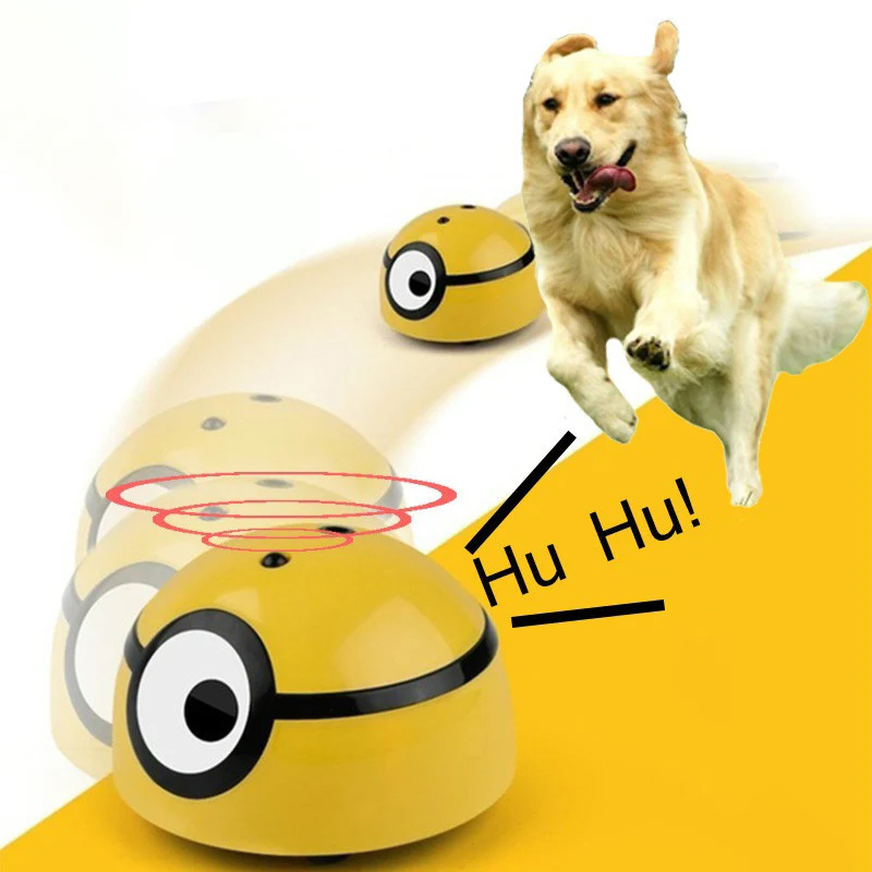 Innovatief Interactief Speelgoed voor Honden | Activeert Natuurlijke Jachtinstincten | Duurzaam en Draagbaar Design | Houdt Huisdieren Bezig | Vermindert Verveling | Compact Binnenhuisgebruik | Geel Kunststof | 7,5x5cm - Image 5