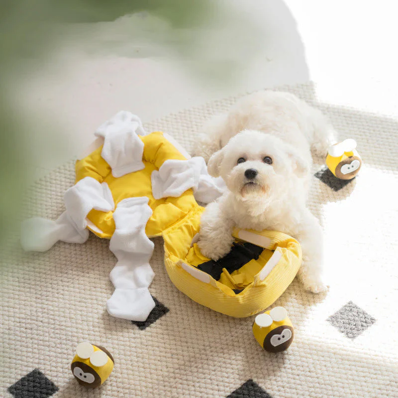 Interactieve Snuffelmat voor Honden | Duurzaam Polyester | Mentale Stimulatie voor Binnengebruik | Bevordert Neuswerktraining | Ideaal voor Regenachtige Dagen | 18 cm x 18 cm x 18 cm - Image 2