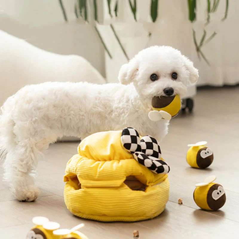 Interactieve Snuffelmat voor Honden | Duurzaam Polyester | Mentale Stimulatie voor Binnengebruik | Bevordert Neuswerktraining | Ideaal voor Regenachtige Dagen | 18 cm x 18 cm x 18 cm - Image 3