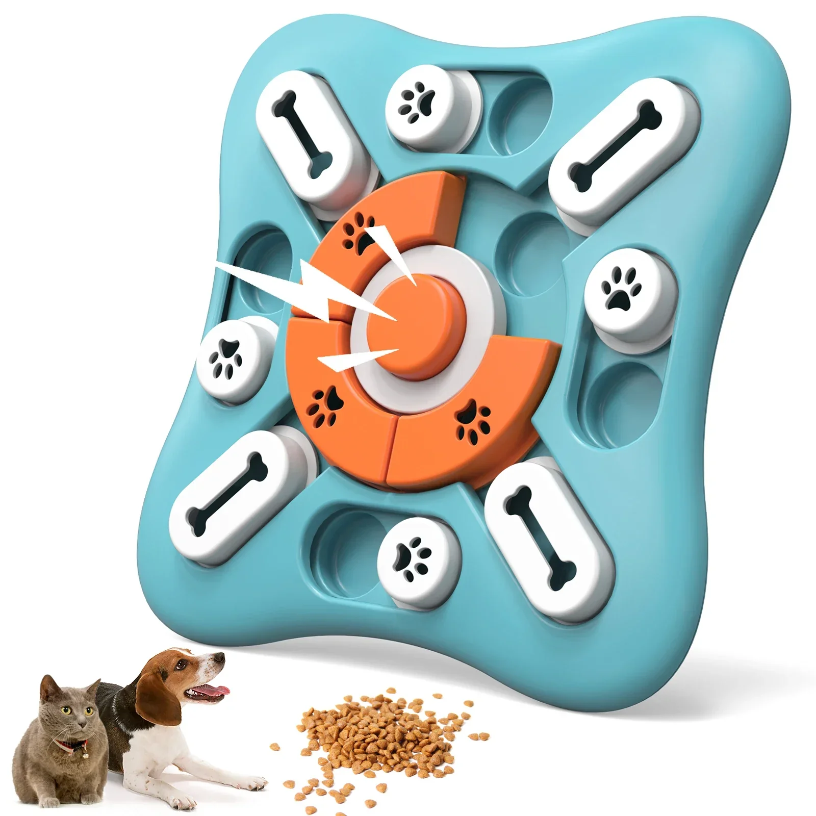 Interactief Puzzelspeelgoed voor Honden | IQ-Training met Snackbeloning | Stimuleert Mentale Scherpte en Voorkomt Verveling | Geschikt voor Alle Hondenmaten - Image 7