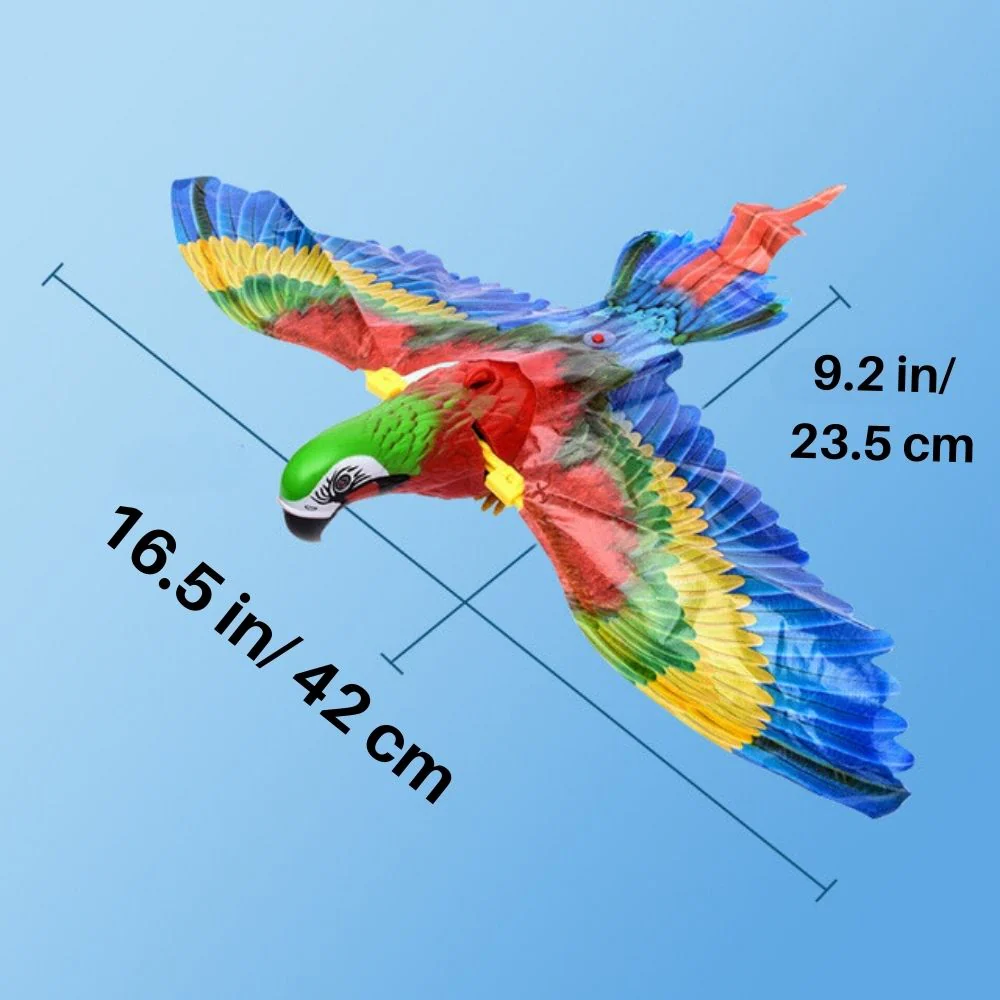 SkyChase™ | Levensecht Interactief Speelgoed Voor Katten | Realistische Geluiden en Wapperende Vleugels - Image 16