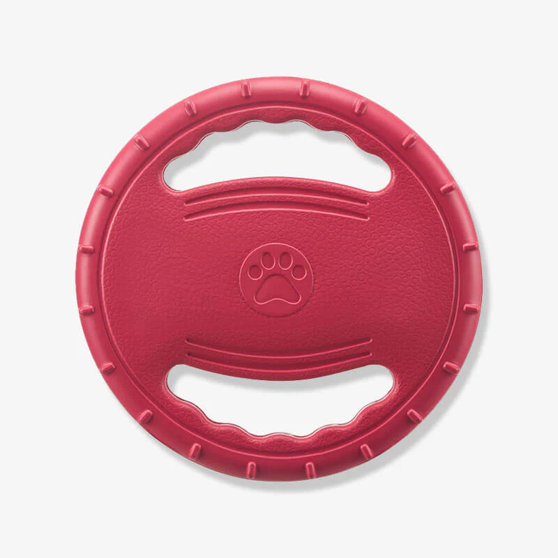 Duurzame Speel Frisbee | Rubber | Aerodynamisch Ontwerp | Zacht voor Tanden | Voor Apporteerspelletjes | Geschikt voor Binnen en Buiten - Image 11