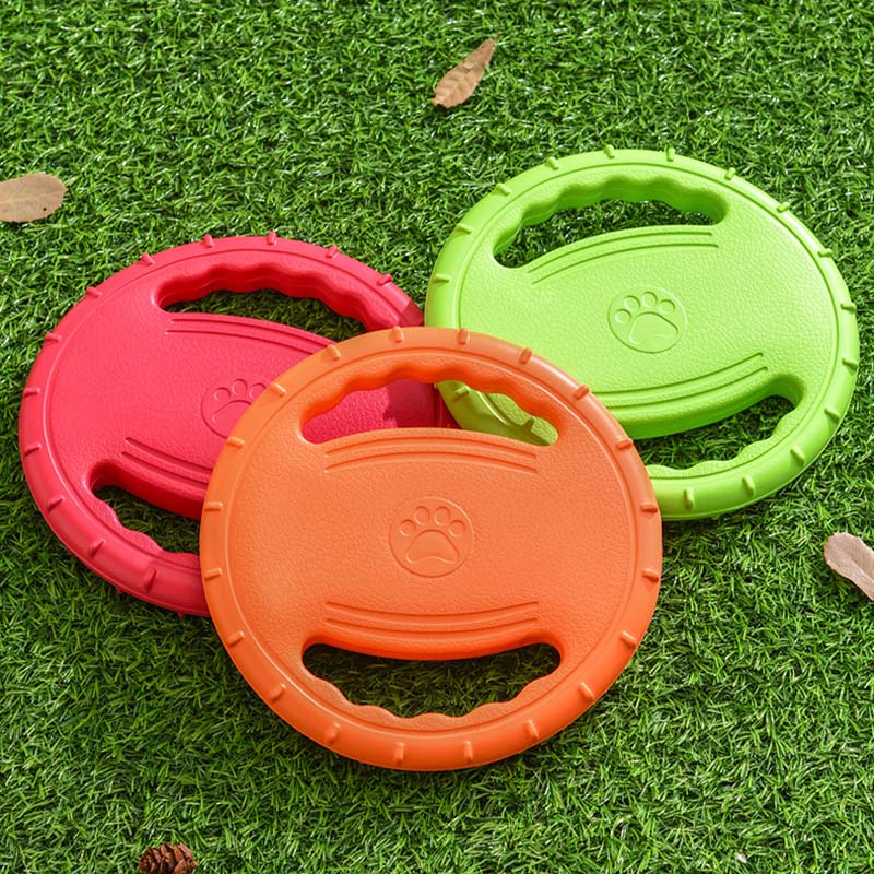 Duurzame Speel Frisbee | Rubber | Aerodynamisch Ontwerp | Zacht voor Tanden | Voor Apporteerspelletjes | Geschikt voor Binnen en Buiten - Image 8