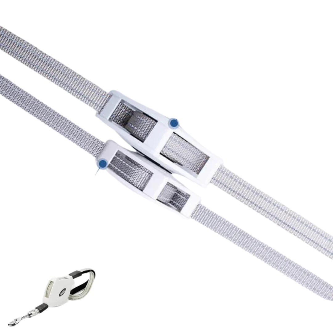 Intrekbare Huisdier Liberty Lijn | Verstelbare Nylon Band | Ergonomische Grip voor Comfort | Geschikt voor Katten en Honden tot 30 kg | 140CM Veilig Verkennen | Duurzaam en Veilig Mechanisme - Image 5