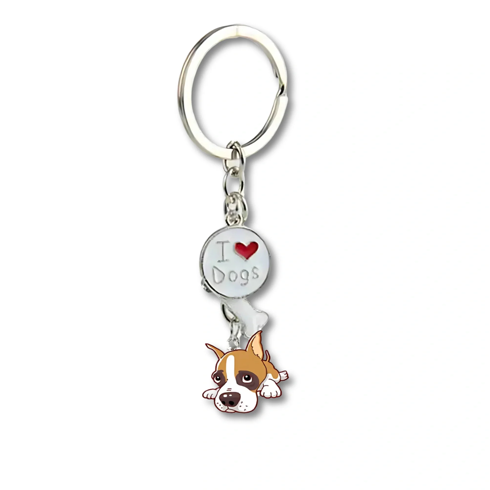 Jack Russell Terrier Sleutelhanger | Metaal Hondenhanger | Sleutelhanger voor Vrouwen & Mannen | Autosleutelhouder | Tashanger | Cadeau Idee