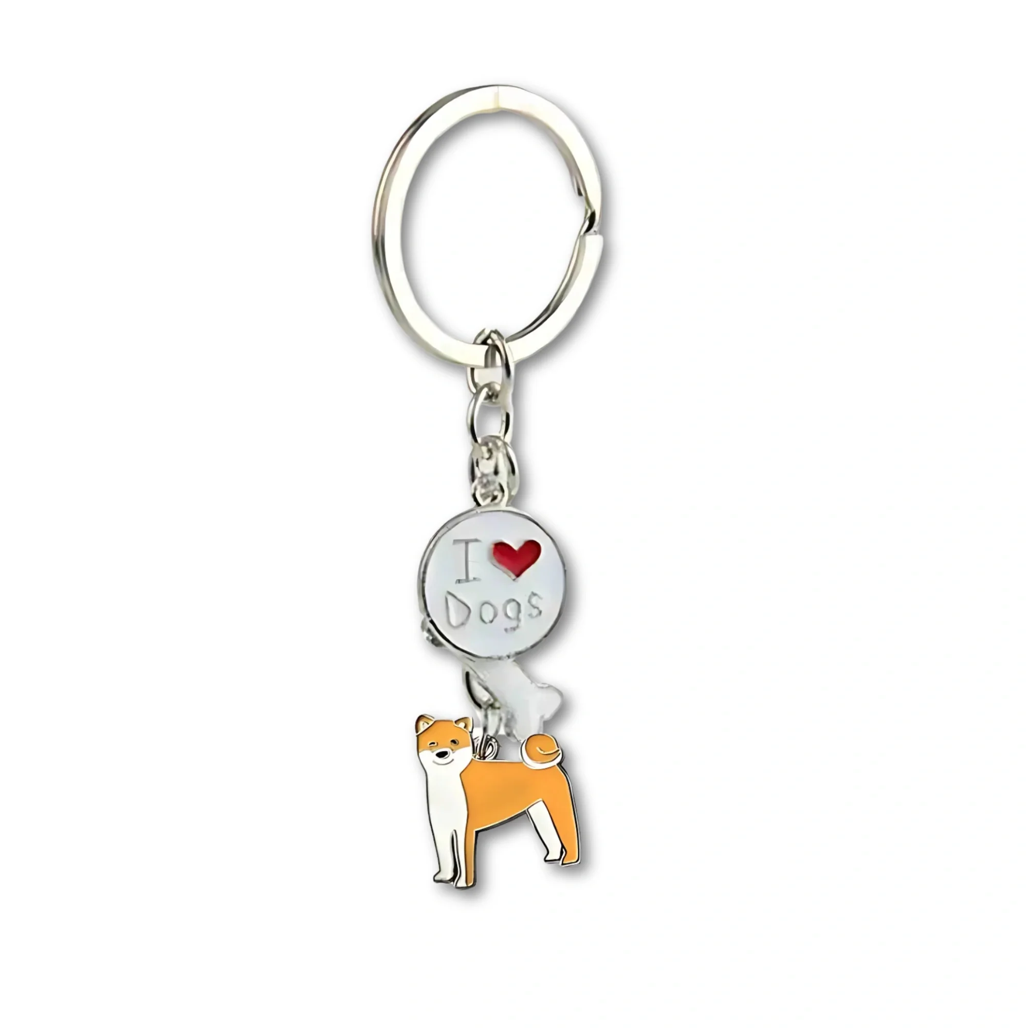 Jack Russell Terrier Sleutelhanger | Metalen Hondenhanger | Unisex | Sleutelring voor Auto, Tas & Rugzak | Dierenvormige Accessoire | Leuk Cadeau voor Dierenliefhebbers