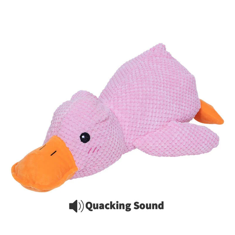 Kalmerend hondenspeelgoed eend | Zacht knuffelspeelgoed voor honden | Stressverlagend kauwspeelgoed | Duurzaam polyester | Voor angstige en gevoelige honden - Image 10