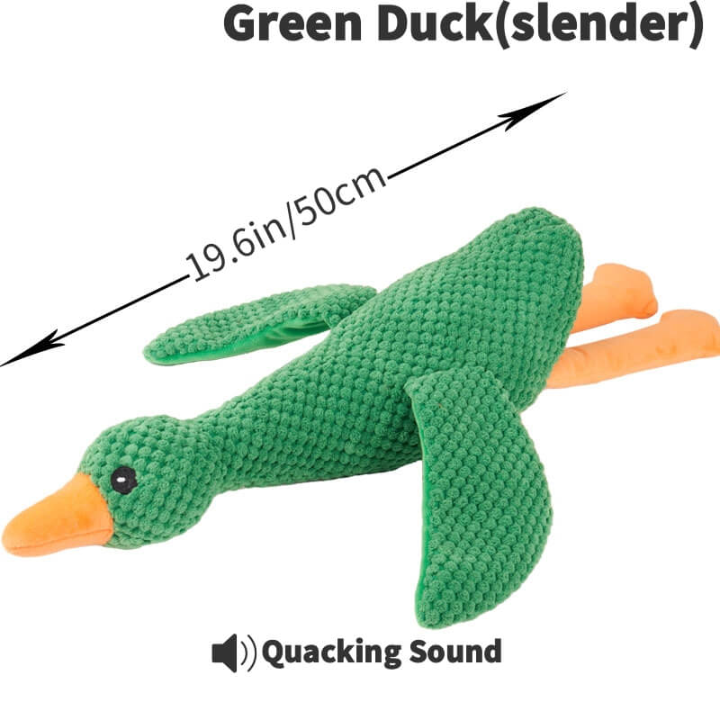 Kalmerend hondenspeelgoed eend | Zacht knuffelspeelgoed voor honden | Stressverlagend kauwspeelgoed | Duurzaam polyester | Voor angstige en gevoelige honden - Image 12