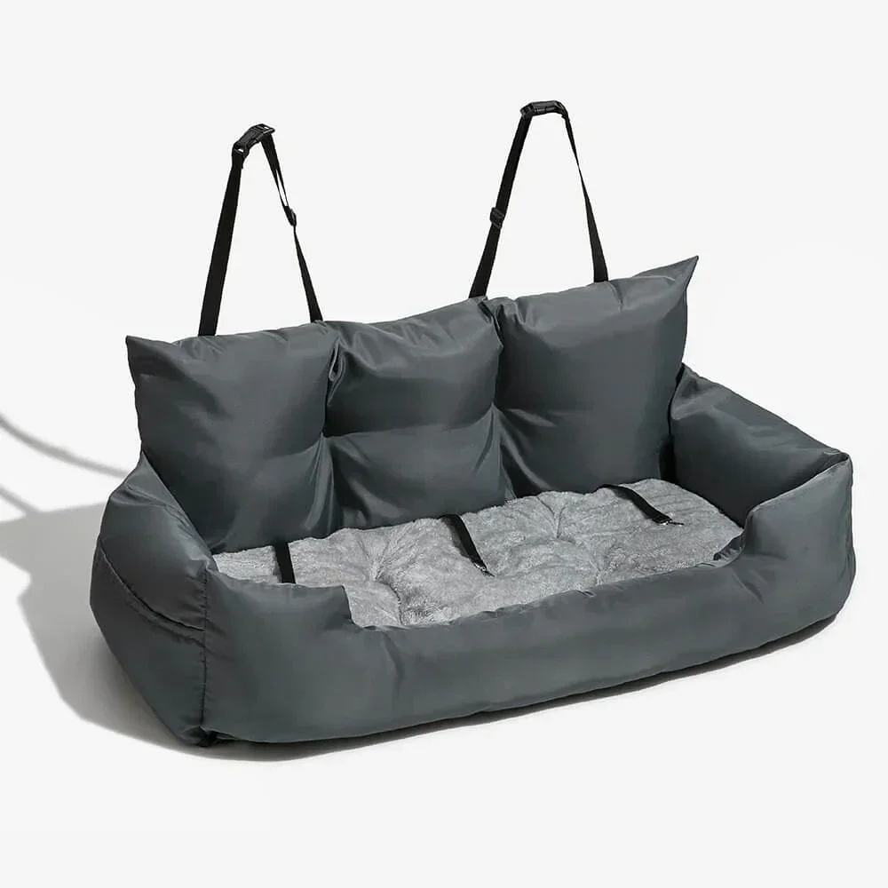 Katoenen Hondendraagtas | Autostoelhoes voor Honden tot 27 kg | Ademend en Warm met Antislipbodem | Verstelbare Veiligheidsgordel - Image 11