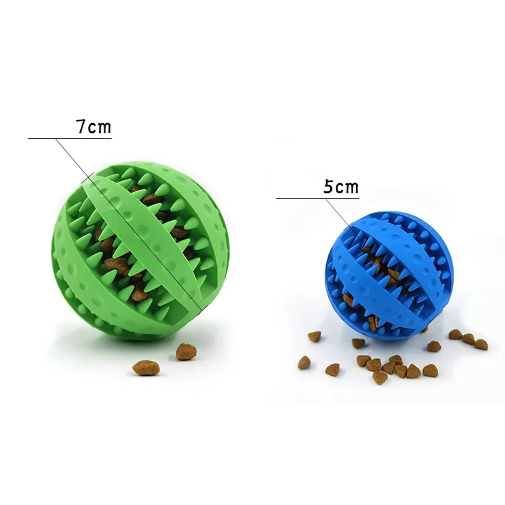 Duurzame Kauwbal Met Traktatie | Interactief Speelgoed Voor Honden | Gebitsreiniging En Tandvleesverzorging | Veilig Kauwrubber | Voorkomt Tandplak En Tandsteen | Met Langdurige Speelplezier | Gezonde Adem | Groen - Image 9