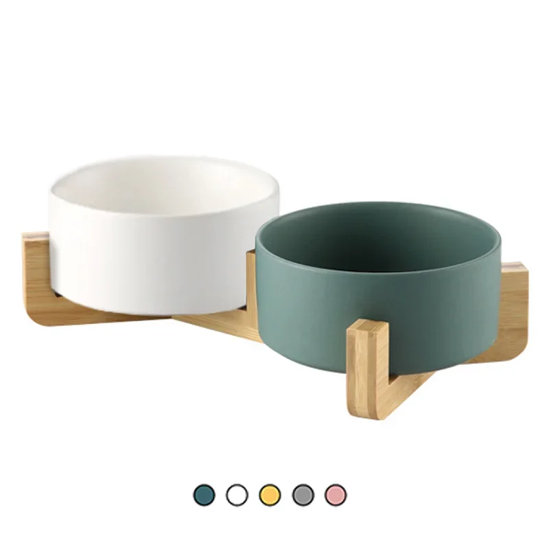 Set van 2 Keramische Voerbakken | BPA-vrij en Loodvrij | Vaatwasser- en Magnetronbestendig | Minimalistisch Design in Diverse Kleuren - Image 2