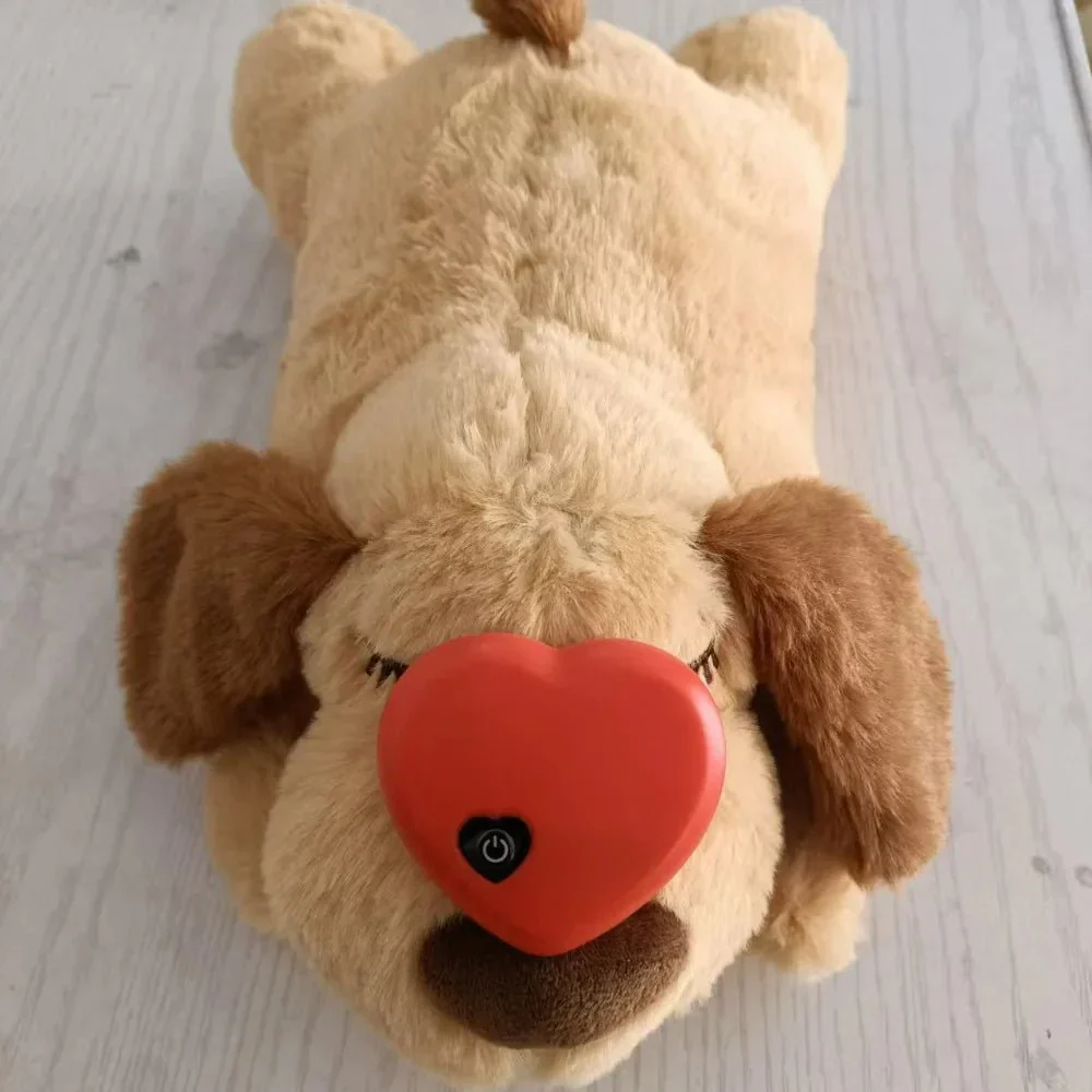 Knuffeldier met Hartslag voor Honden - Zacht Hondenspeelgoed voor Angstverlichting en Gedragstraining - Image 2