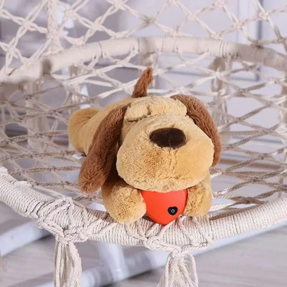 Knuffeldier met Hartslag voor Honden - Zacht Hondenspeelgoed voor Angstverlichting en Gedragstraining - Image 3