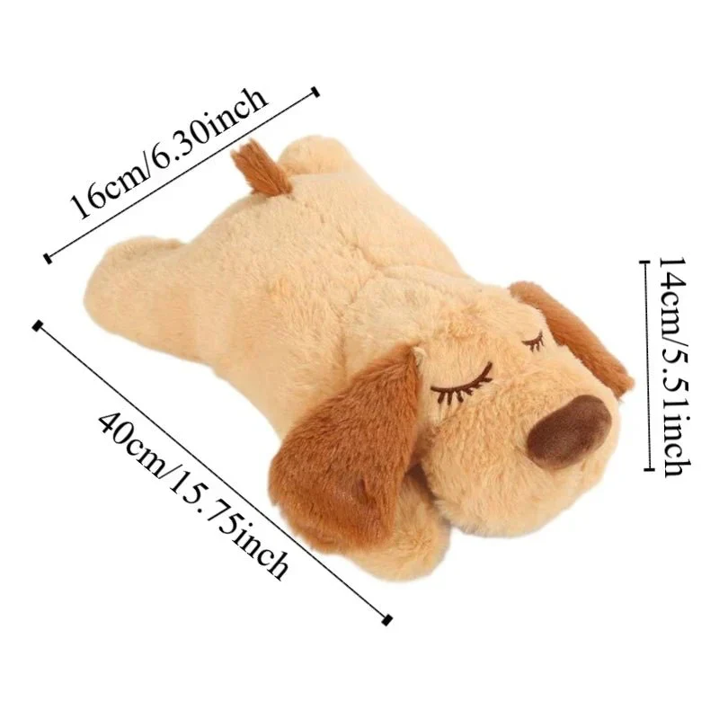 Knuffeldier met Hartslag voor Honden - Zacht Hondenspeelgoed voor Angstverlichting en Gedragstraining - Image 6