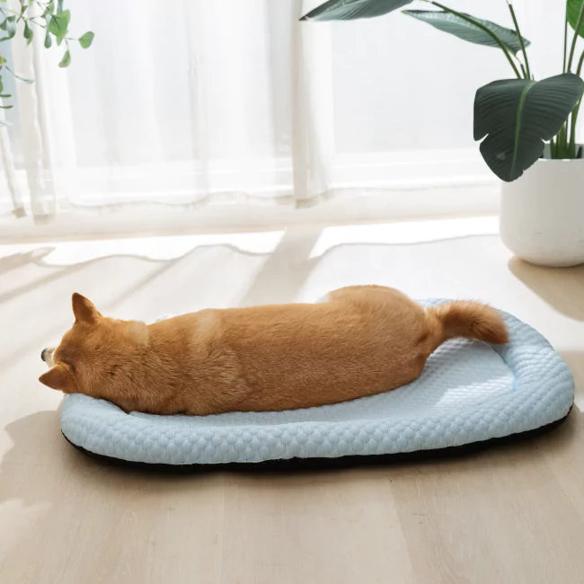 Verkoelende IJs-Zijde Mat voor Honden | Zacht en Comfortabel | Bescherming tegen Warmte | Gemaakt van 3D Vezels | Helpt Hoofd en Nek koel houden | Gemakkelijk in Gebruik | Geen Opladen Nodig - Image 3