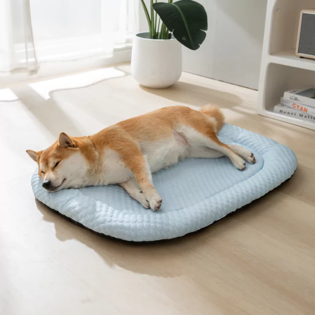 Verkoelende IJs-Zijde Mat voor Honden | Zacht en Comfortabel | Bescherming tegen Warmte | Gemaakt van 3D Vezels | Helpt Hoofd en Nek koel houden | Gemakkelijk in Gebruik | Geen Opladen Nodig - Image 5