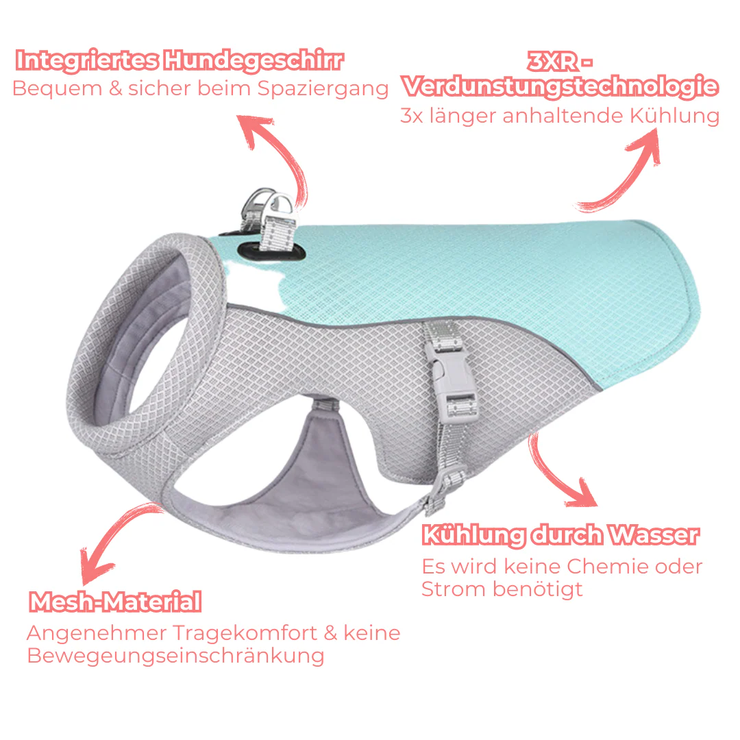 Breeze™ Hondenkoelvest | Geavanceerde Verdampingstechnologie | Comfortabele Pasvorm | Houdt Honden Lang Koel - Image 5